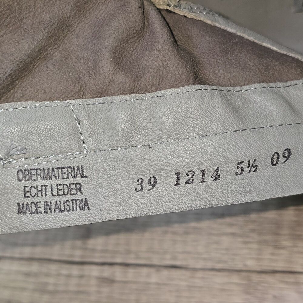 Paul Green Ally Women's Size EU 39 US 8-8.5 Brown Leather Zip Ankle Boots - Picture 8 of 9